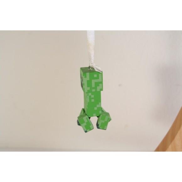 Mojang Minecraft Creeper Ornament 2020 Christmas Green Mob 3D Hanging - Picture 2 of 7